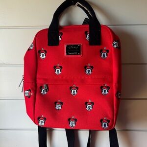 Minnie Mouse Canvas Loungefly Backpack